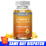 Vitamin E 1000 Iu 670mg Capsules – Supports Skin, Hair, Immune and Eye Health