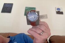 mens fossil leather watch new automatic