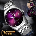 Waterproof Men’s Luminous Watch Classic Stainless Steel Quartz Luxury Wristwatch