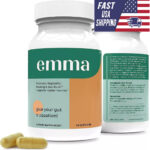 New! EMMA Gut Health Gas & Bloating Relief Constipation Leaky Gut Repair 60 Caps