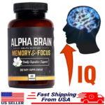 Alpha Brain Memory & Focus 60 Capsules Supplement for Men & Women