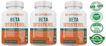 3 Pack Beta Sitosterol 800mg Prostate Super Support Cholesterol Urinary Bladder