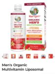 Mary Ruth’s Organics Men’s Vanilla Peach Liquid Multivitamin 15.22 Fl Oz NWO Lid