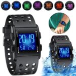 Men WristWatch LED Digital Sports Watch Military Tactical Waterproof Backlight