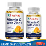 Vitamin C & Zinc Capsules 1000mg Vitamin C Complex Supplement 60/120 Vegetarian