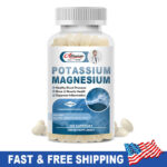 Potassium Magnesium Capsules Helps Sleep,Immune Booster,Bone&Muscle Health Pills