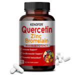 Quercetin 60 Capsules with Bromelain & Zinc-Natural Immune Support Supplement