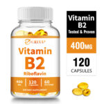 Vitamin B2 (Riboflavin) 400mg – Natural Energy Booster, Nervous System Health