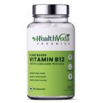 Health Veda Organics Plant Based Vitamin B-12, 1500mcg | 60 Veg Capsules