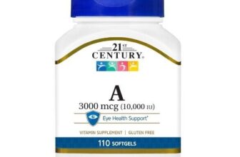 A 10, 000 I.U. Softgels 110Count Vetamin A Eye health 3000mcg Vetamin Supplement