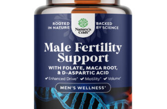 Pre Conception Male Fertility Supplement with CoQ10 MacaRoot Methyl Folate 270ct