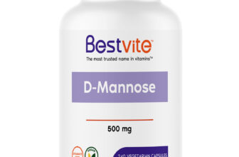 D-Mannose 500mg (240 Vegetarian Capsules)- Urinary Tract Health