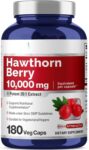 Hawthorn Berry 10000mg 180 Caps Heart Health/Blood Pressure Crataegus oxyacantha