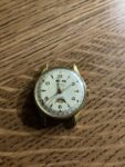 Rare Vintage Herald Pierce SA 17jSwiss Made TripleDate Moon-phase Calendar watch