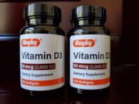 2 Pack! Vitamin D3 -50MCG (2000 IU) supplement by Rugby (2 x 100ct) Exp:04/2024