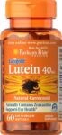 Lutein 40 Mg with Zeaxanthin, Helps Support Eye Health*, Whole Bean, 60 Ct, free