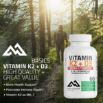 Vitamin K2 (MK7) contains 60 capsules of D3