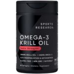 Antarctic Krill Oil Omega 3 1000mg with Phospholipids, Choline and Astaxanthin