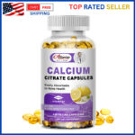 Calcium Citrate 500Mg with Vitamin D3 400 IU Bone Health & Immune Support 120pc