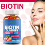 Biotin Gummies 10,000 mcg – 2x Extra Strength Biotin – for Hair Skin and Nails