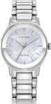 Citizen Women’s Eco-Drive Axiom Silver Stainless Steel Watch 28mm EM0731-54N