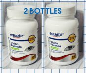 2 Bottles Equate Vision Formula 120 Tablets #240  Exp 01/25 Eye Vitamins