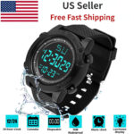 Mens Waterproof Digital Sports Watch Military Tactical LED Backlight Wristwatch