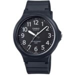 Casio MW-240-1B Men’s Classic Analog Display Black Resin Water Resistant Watch