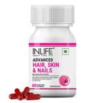 2 Pcs INLIFE Advanced Hair, Skin & Nails Supplement | 60 Vegetarian Capsules