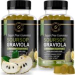 Soursop Leaves & Fruit Gummies – 2 Pack – Sugar Free – 3000mg Graviola Extract