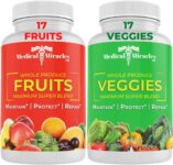 New Fruit and Vegetable Supplements  90 Veggie and 90 Fruit Capsules Made in USA