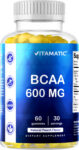 Vitamatic BCAA Gummies  Peach Flavor 60 Vegan Pectin Based Gummies