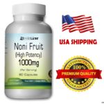 Noni 60 Capsules 1000mg Aspartame Free & B-Corp Certified By Paklabs