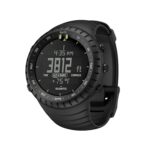 Suunto SS014279010 Core Digital Display Quartz Watch, Black Elastomer Band, Roun