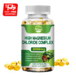 Best High Magnesium Chloride 2000 mg 120 Capsules Nervous System Support Organic