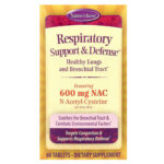 Nature s Secret Respiratory Support  Defense 60 Tablets No Artificial Colors,