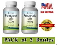 Fenugreek Capsules 60 Serv Pack Of 2 Aspartame Free & B-Corp Certified