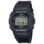 CASIO DW5600UE-1 Mens Classic GSHOCK Black Resin Digital Chrono LED Sport Watch