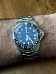 Steinhart Ocean 39 GMT Black Ceramic Dive Watch, 39mm, Oyster