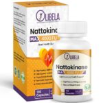 Olibela Nattokinase 4,000FU 180 Capsules 100mg. Vegan, Non-GMO, Small Capsule