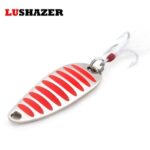 GT BIO brand fishing lure spoon 5pcs/lot 5g-10g 3.5mm-6mm two colors fishing hard lures for free shipping