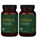 Global Healing Selenium 200mcg for Thyroid Support  – 60 Capsules, 2-Pack