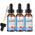 3Pack Magnesium Glycinate Liquid Drop Promotes Relaxation,Muscle &Sleep Support