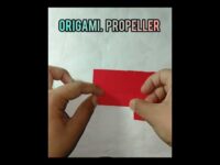 ORIGAMI PROPELLER HOW TO MAKE AN EASY ORIGAMI PAPER PROPELLER #diy #origamidiy # #origamipaper #art