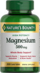 Nature’s Bounty Magnesium, Bone & Muscle Health, Full Body Support, 200 Ct