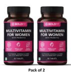 Boldfit Multivitamin For Women With Probiotics immunity 120 tablets Pack of 2