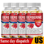 Berberine Supplement 1200mg per Serving – High Absorption Heart Health Support