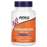 Now Foods Colostrum 500 mg 120 Veggie Caps GMP Quality Assured