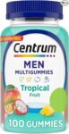 Centrum Men’s Multivitamin Gummies, Tropical Fruit Flavors 100ct