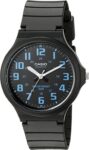 Casio Men’s ‘Easy to Read’ Quartz Black Casual Resin Watch (Model: MW240-2BV)